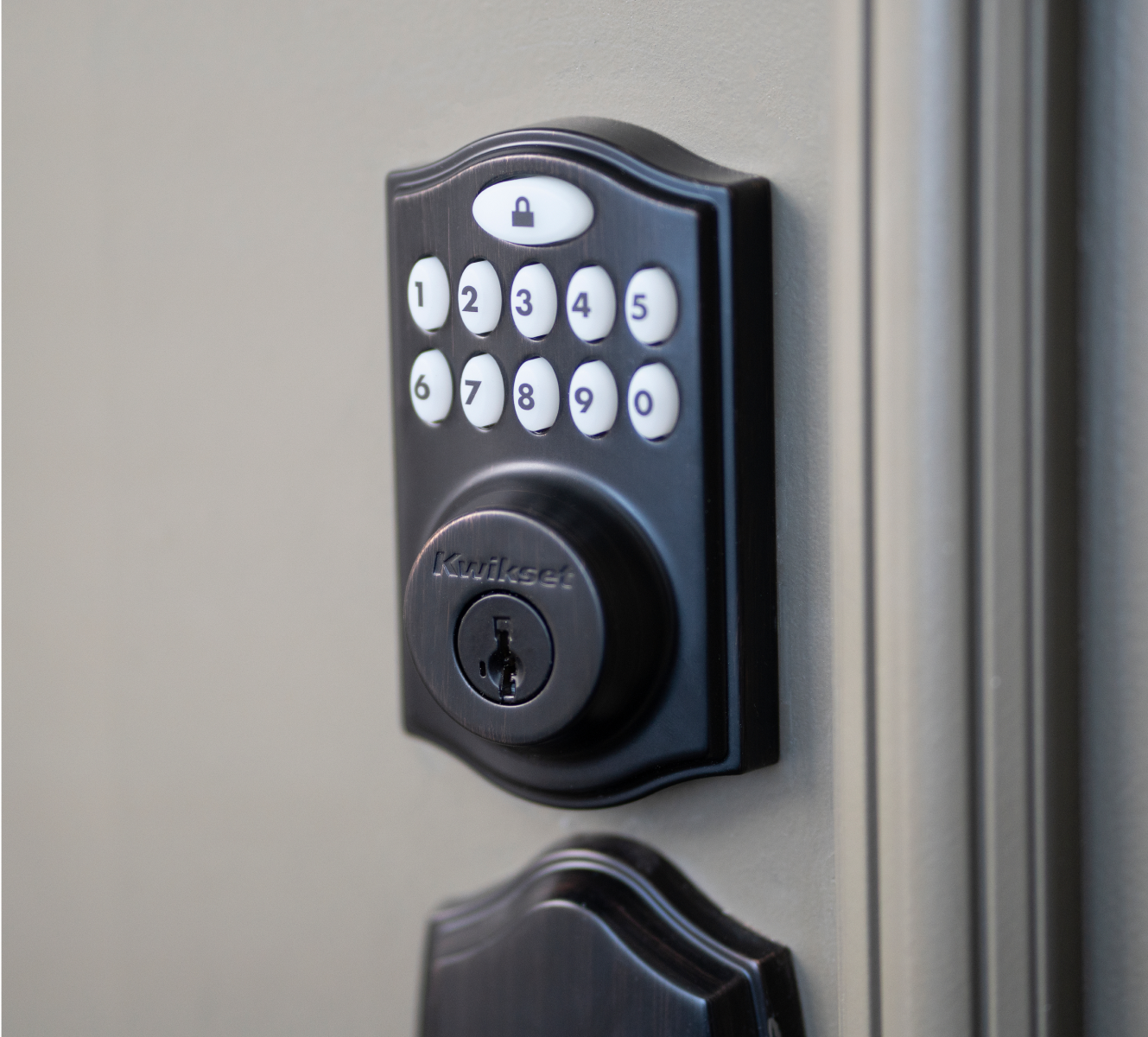 Smart Lock on someone's door
